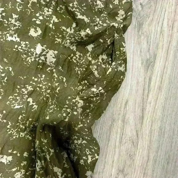 Prana Green Brown Earthy Modal Sleeveless Lightweight Midi Dress Pockets Size S - Picture 7 of 9